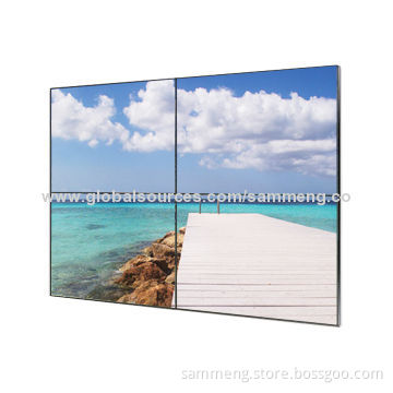 46-inch 5.3mm Bezel LCD Video Wall Display with 1,920 x 1,080 Pixels Resolution and 700-nit